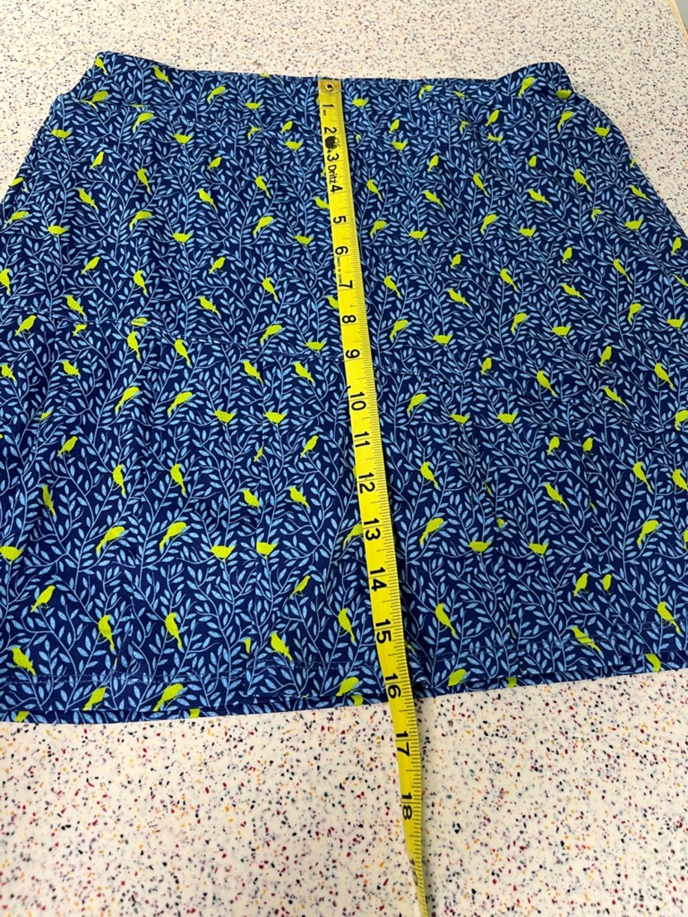 NWT Sport Haley Golf Skort Active Skirt Blue Yellow Birds Women's Size XS - Picture 6 of 6